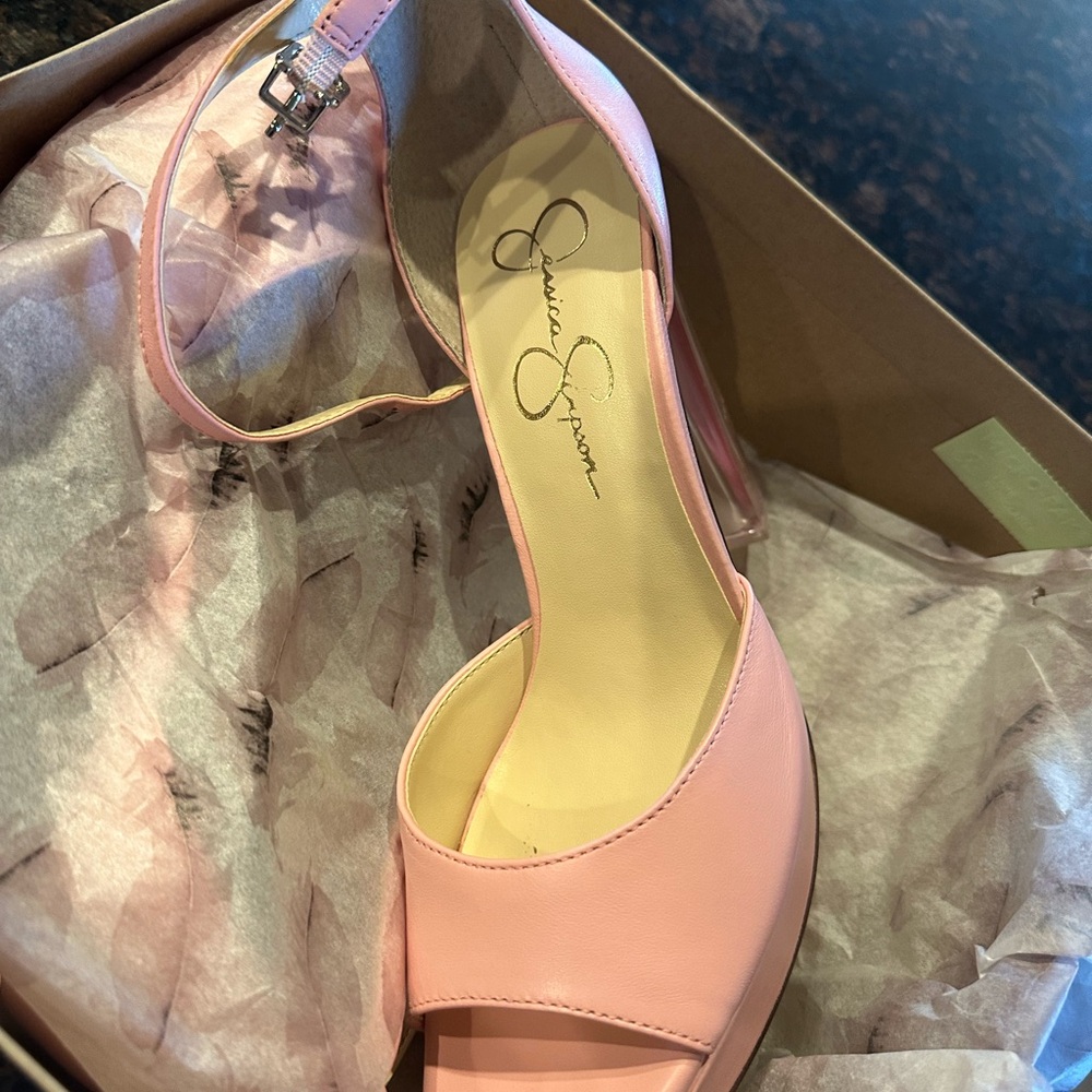 Pink Platform Heels - Picture 2 of 6